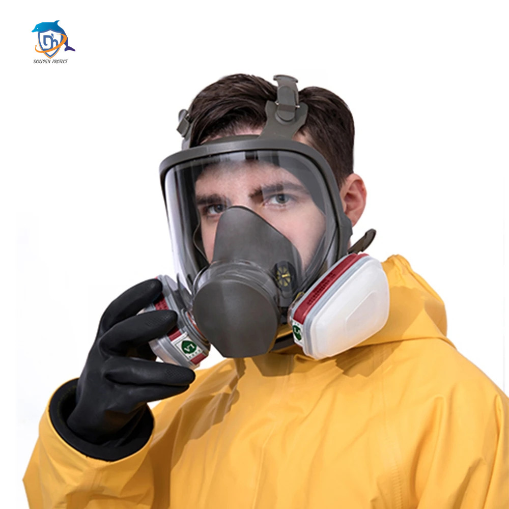 หน้ากากป้องกันสเปรย์แบบเต็มหน้ - Dust Mask Construction บทวิจารณ์และราคา