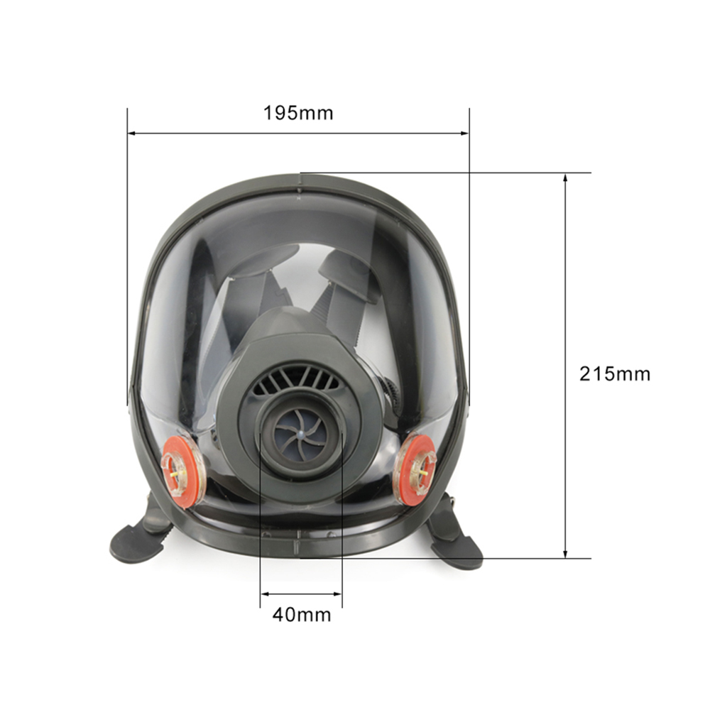 หน้ากากป้องกันแก๊สพิษแบบเต็มหน - Dust Mask Construction บทวิจารณ์และราคา