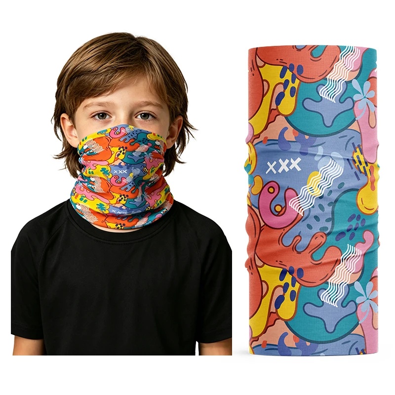 ผ้าคลุมคอเย็นสบายสำหรับเด็ก ผ้ - Kids Face Mask บทวิจารณ์และราคา