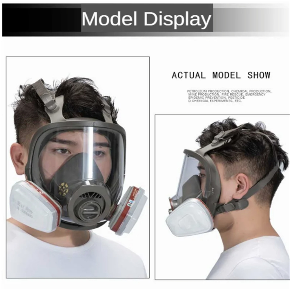 หน้ากากป้องกันแก๊สแบบเต็มหน้า  - Dust Mask Construction บทวิจารณ์และราคา
