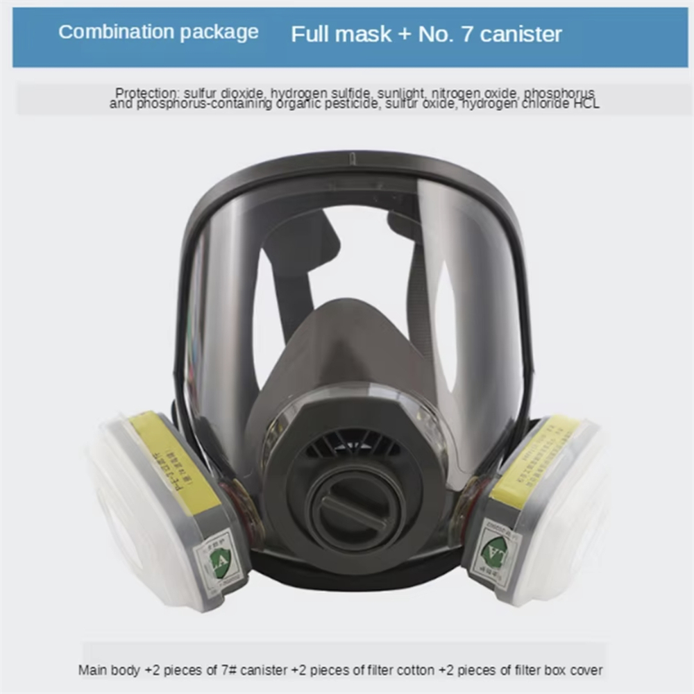หน้ากากป้องกันแก๊สแบบเต็มหน้า  - Dust Mask Construction บทวิจารณ์และราคา